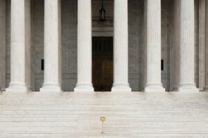 Front View of the Supreme Court Building